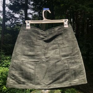 Suede Old Navy Skirt
